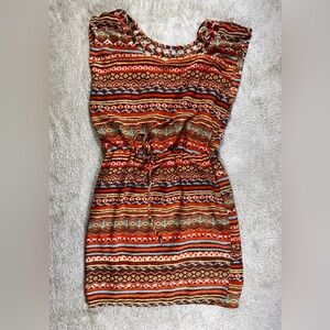 City Triangles Womens Dress Medium Colorful Pegged Used # 102